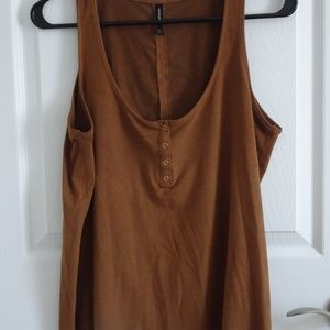 Stradivarius suede tank